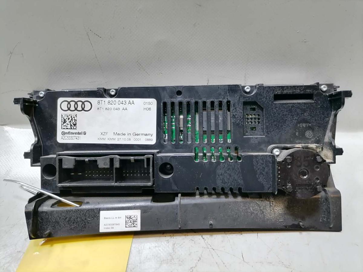 Audi A4 8K B8 original Heizungsregulierung Klimabedienteil Bj.2010